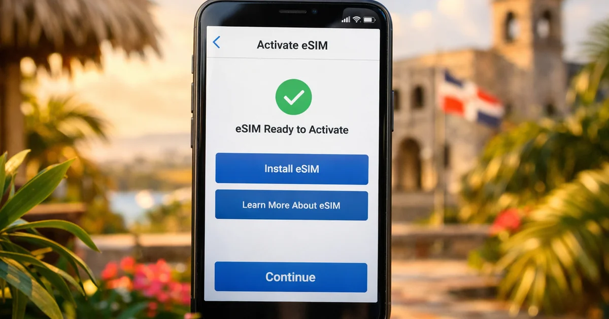 Cómo activar eSIM en República Dominicana
