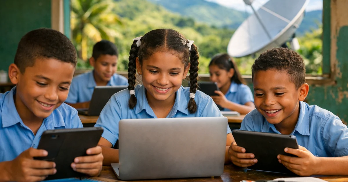 Internet para Escuelas en zonas remotas de RD