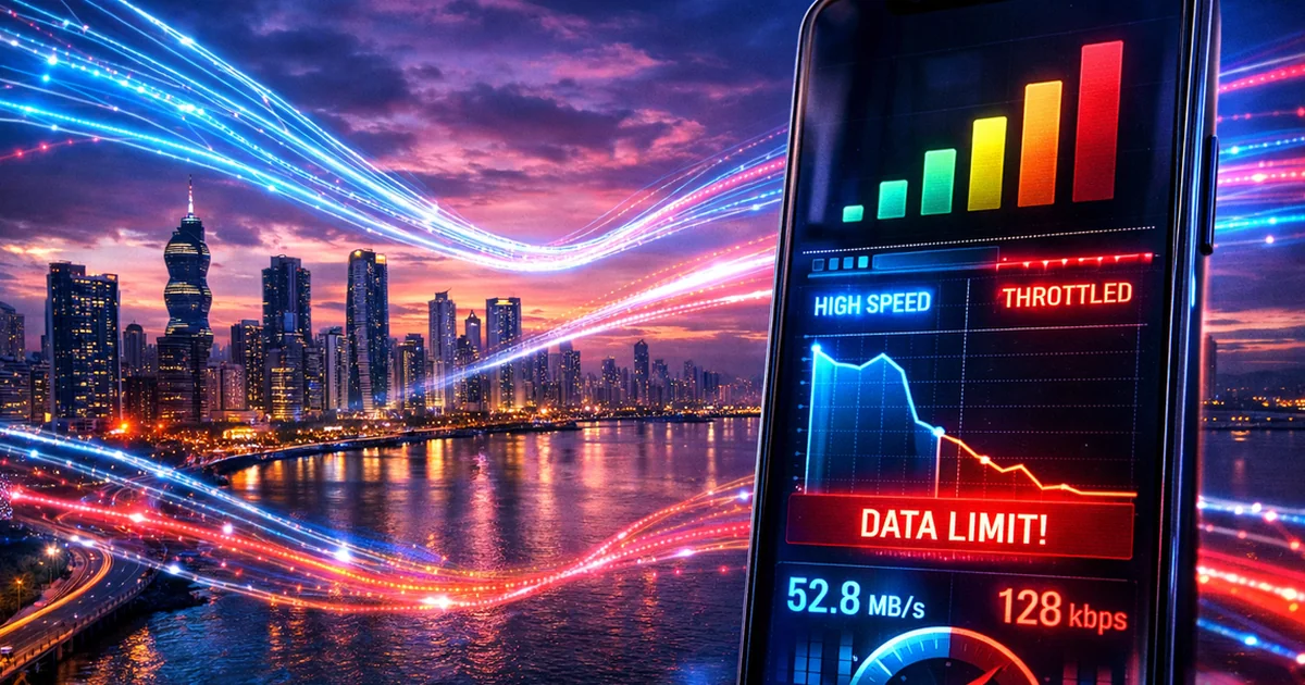Internet móvil ilimitado en Panamá: La verdad