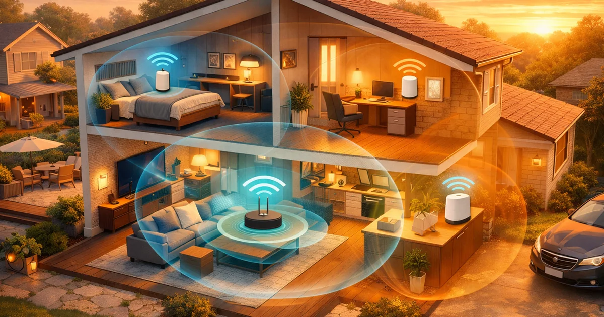 Cómo mejorar el Wi-Fi en casas de dos pisos
